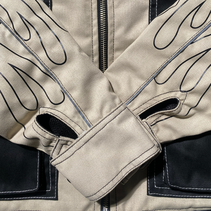 BUCCANEER REVERSED FLAMES PADDED-READY JACKET