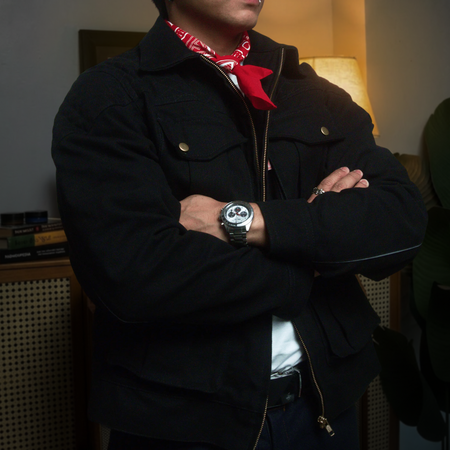 BUCCANEER BISON PADDED-READY JACKET IN BASALT BLACK