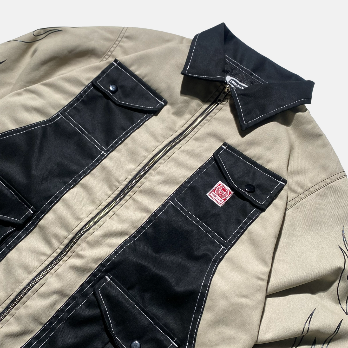 BUCCANEER REVERSED FLAMES PADDED-READY JACKET