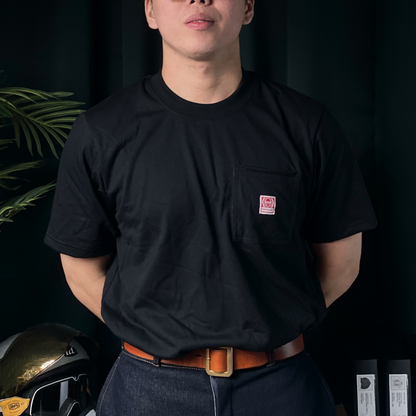 アイコニックなポケットTシャツ（ブラック）