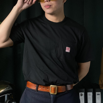 アイコニックなポケットTシャツ（ブラック）