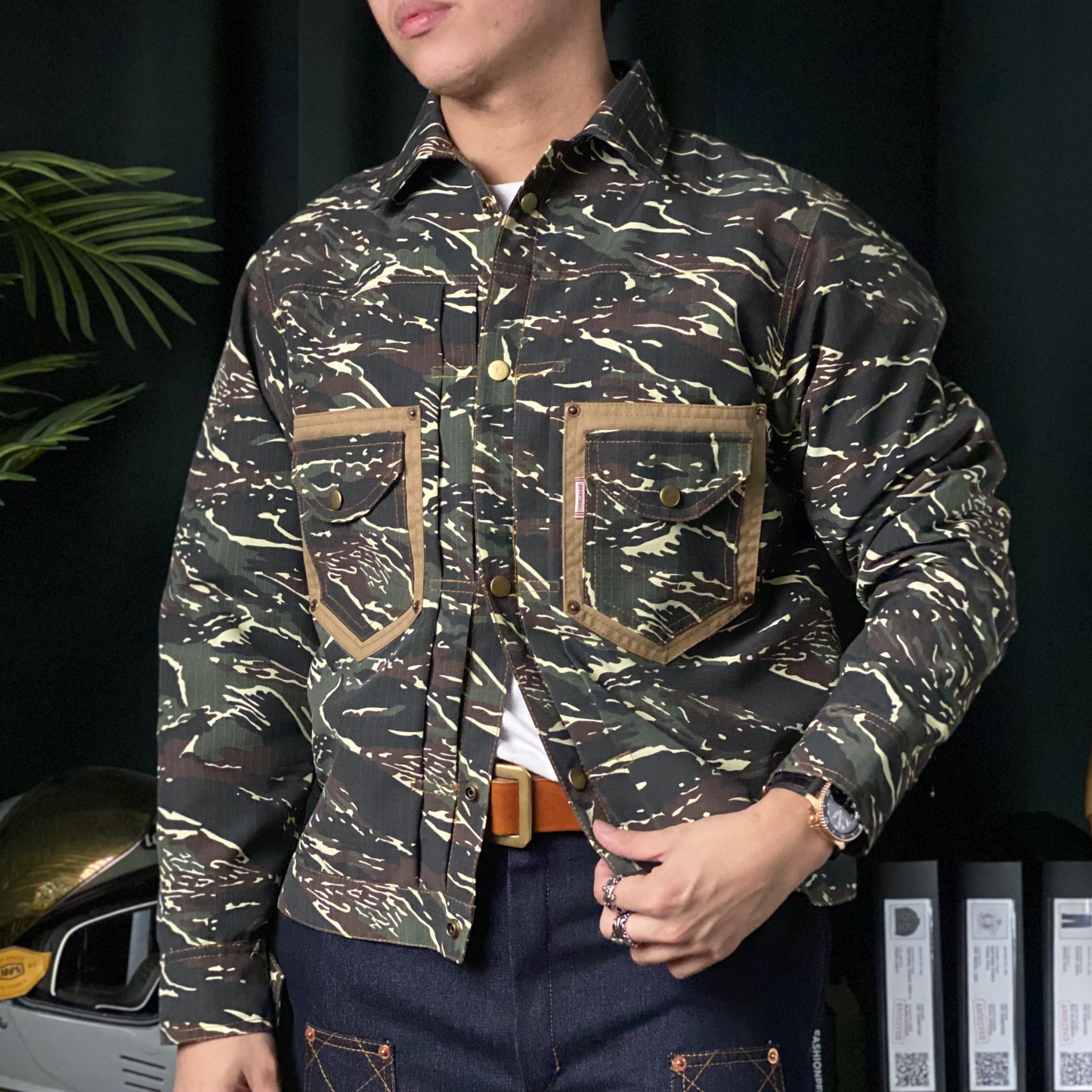 ARCHIVE 004: BUCCANEER PANTHERA TIGRIS TYPE-4 JACKET | SCARLET TAG BY THINKCHAMP