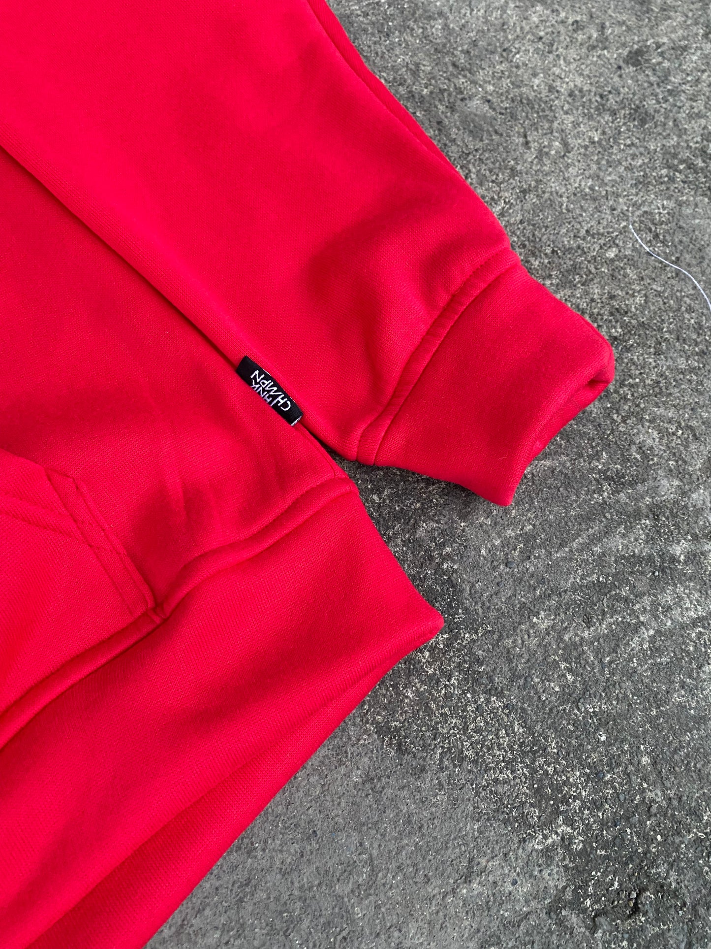 THINK CHAMP | RUBY RED | PULL OVER HOODIE