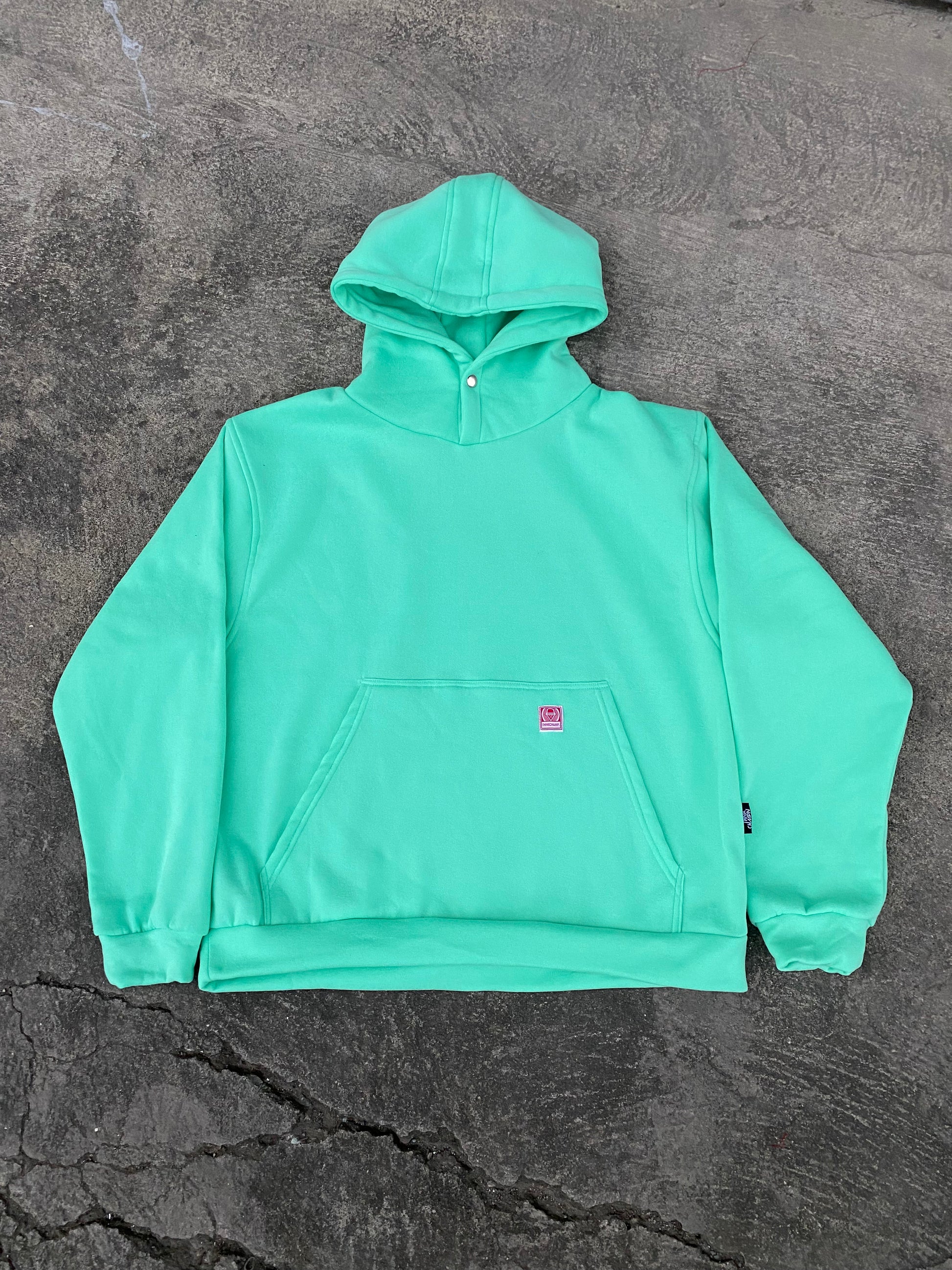 THINK CHAMP MINT GREEN PULL OVER HOODIE – THNKCHMPN
