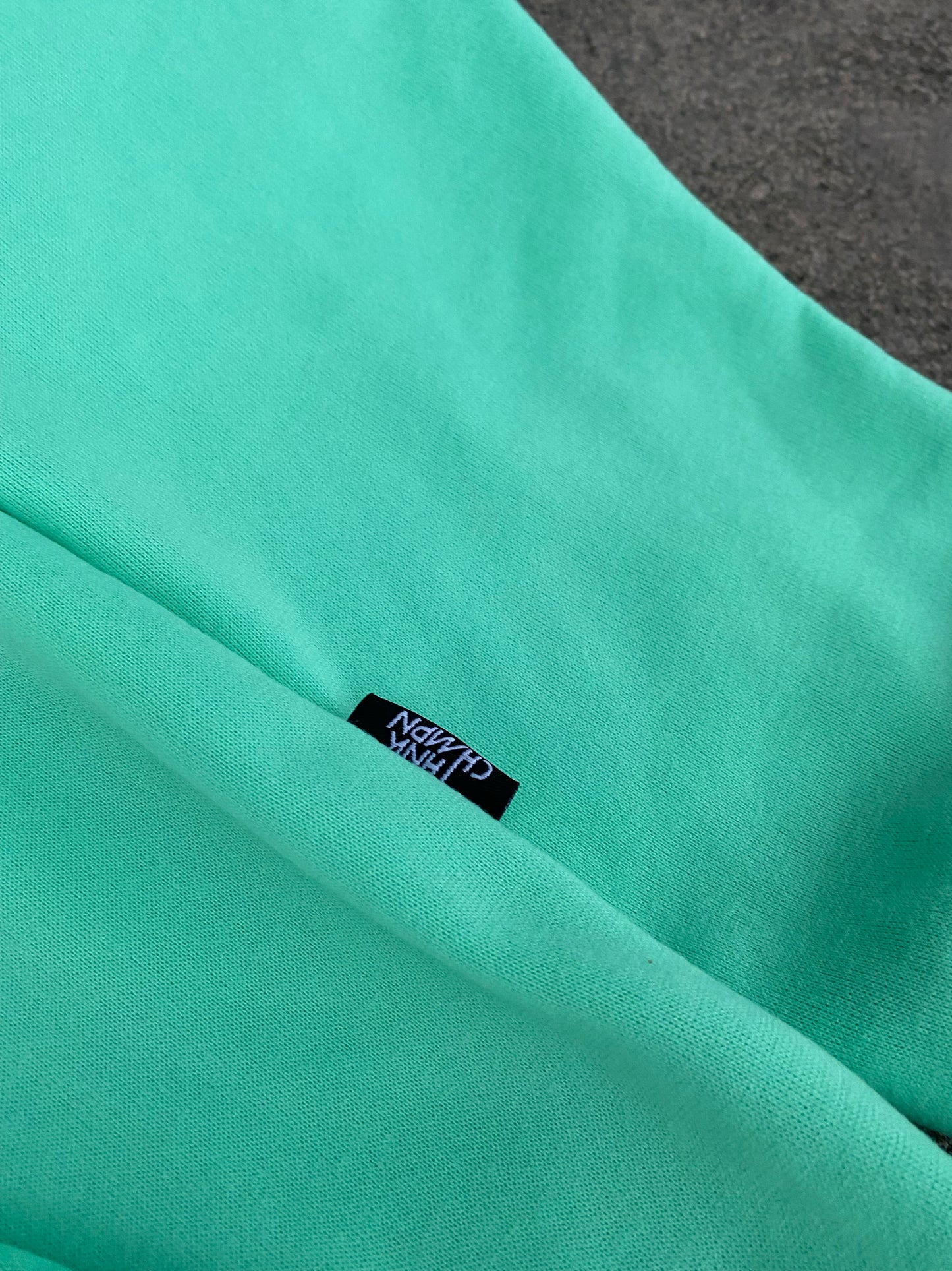 THINK CHAMP | MINT GREEN | PULL OVER HOODIE