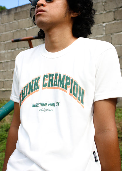 THINK CHAMPION UNV |  OVERSIZED TEE IN OFFWHITE